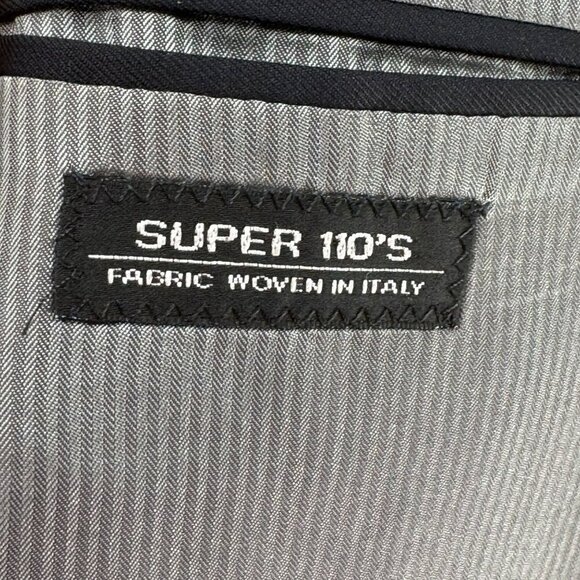 Jack Victor Super 110s Black Blazer Mens Size 44L - Picture 5 of 8